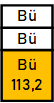 Bü-Ankündetafel für mehrere Bahnübergänge
