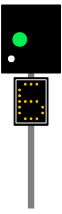 Ks-Vorisgnalwiederholer, Langsamfahrt 60 km/h erwarten